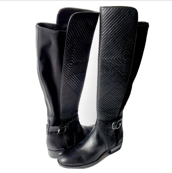 NEW Vince Camuto Pordalia Over The Knee Black Boot - Picture 1 of 6